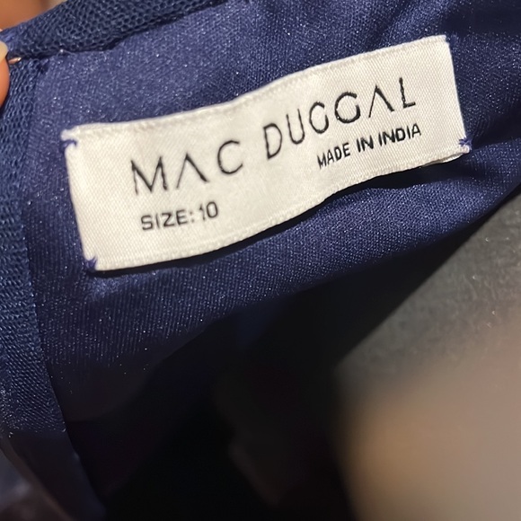 Mac Duggal FLORAL EMBELLISHED HALTER GOWN NWT style 5484 - Picture 13 of 17